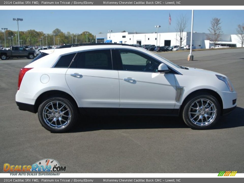 2014 Cadillac SRX FWD Platinum Ice Tricoat / Ebony/Ebony Photo #6