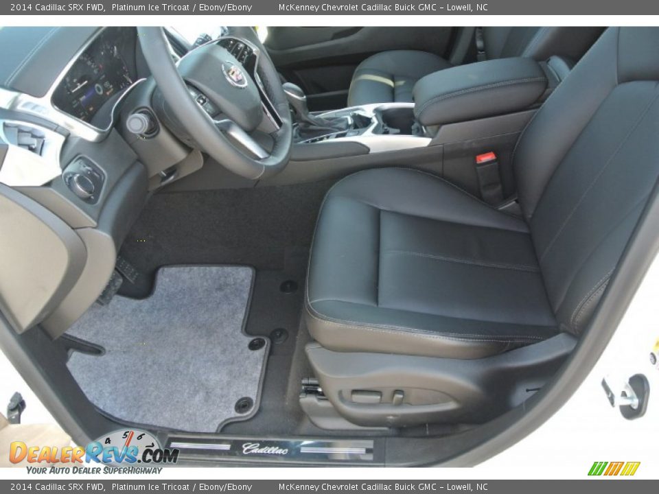 2014 Cadillac SRX FWD Platinum Ice Tricoat / Ebony/Ebony Photo #9