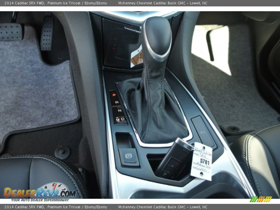 2014 Cadillac SRX FWD Platinum Ice Tricoat / Ebony/Ebony Photo #10