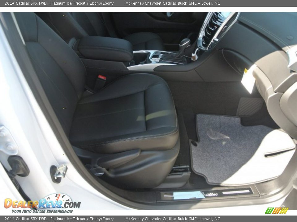 2014 Cadillac SRX FWD Platinum Ice Tricoat / Ebony/Ebony Photo #18
