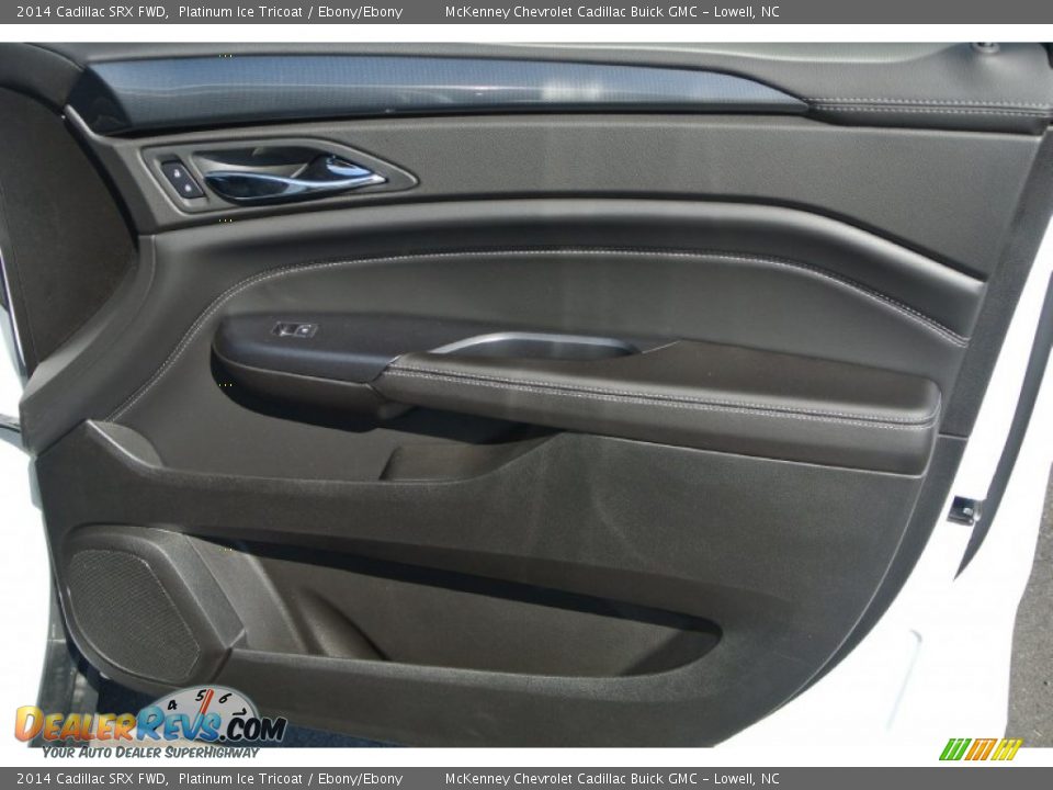 2014 Cadillac SRX FWD Platinum Ice Tricoat / Ebony/Ebony Photo #19