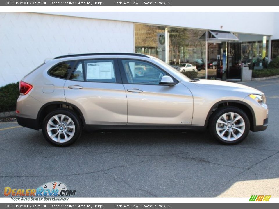 2014 BMW X1 xDrive28i Cashmere Silver Metallic / Beige Photo #2