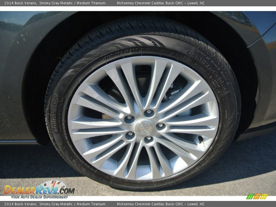 2014 Buick Verano Smoky Gray Metallic / Medium Titanium Photo #20