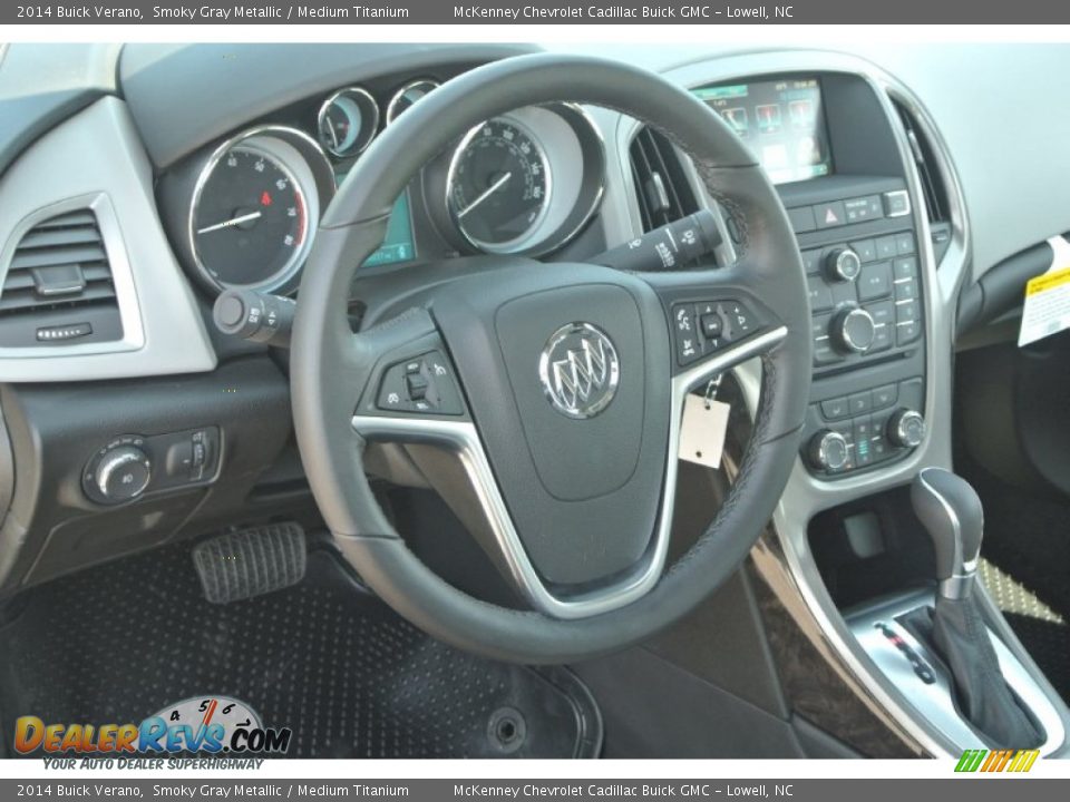 2014 Buick Verano Smoky Gray Metallic / Medium Titanium Photo #22