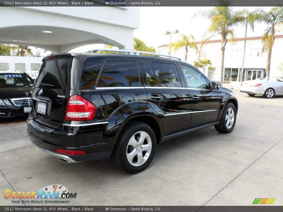 2012 Mercedes-Benz GL 450 4Matic Black / Black Photo #2