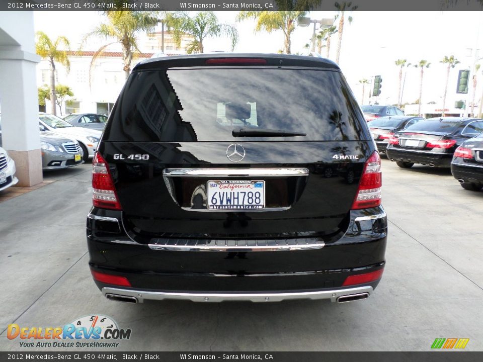2012 Mercedes-Benz GL 450 4Matic Black / Black Photo #3