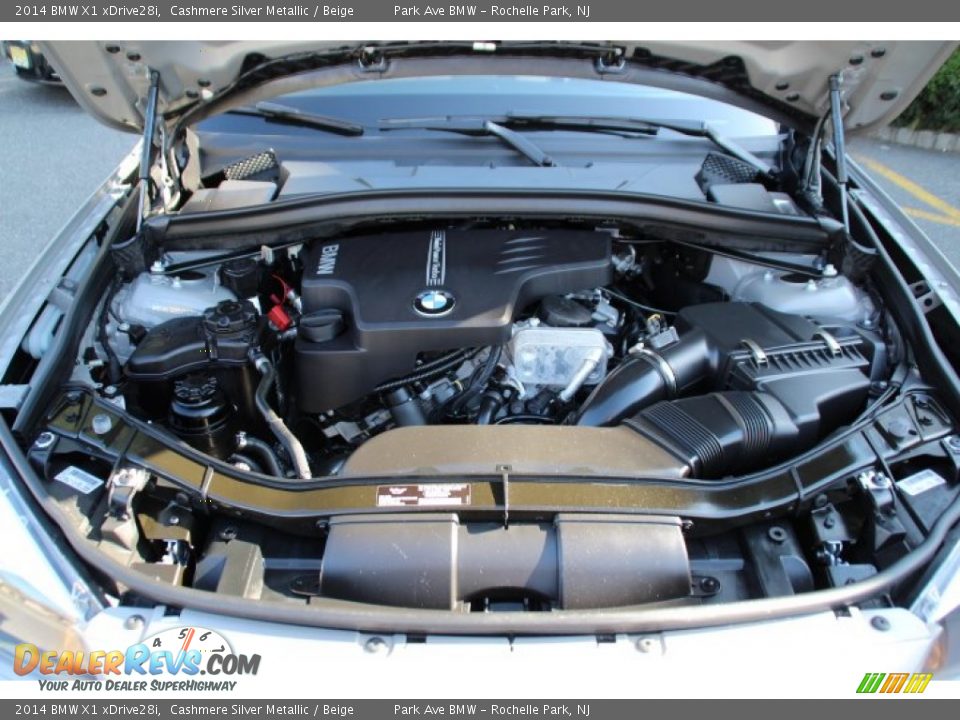 2014 BMW X1 xDrive28i Cashmere Silver Metallic / Beige Photo #28