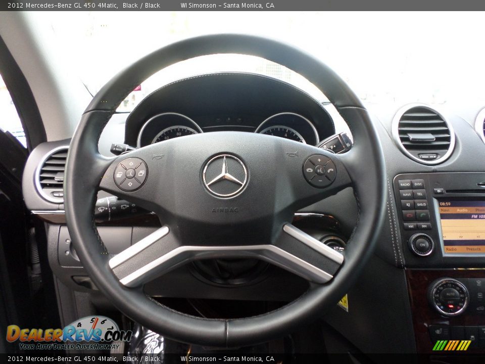 2012 Mercedes-Benz GL 450 4Matic Black / Black Photo #11