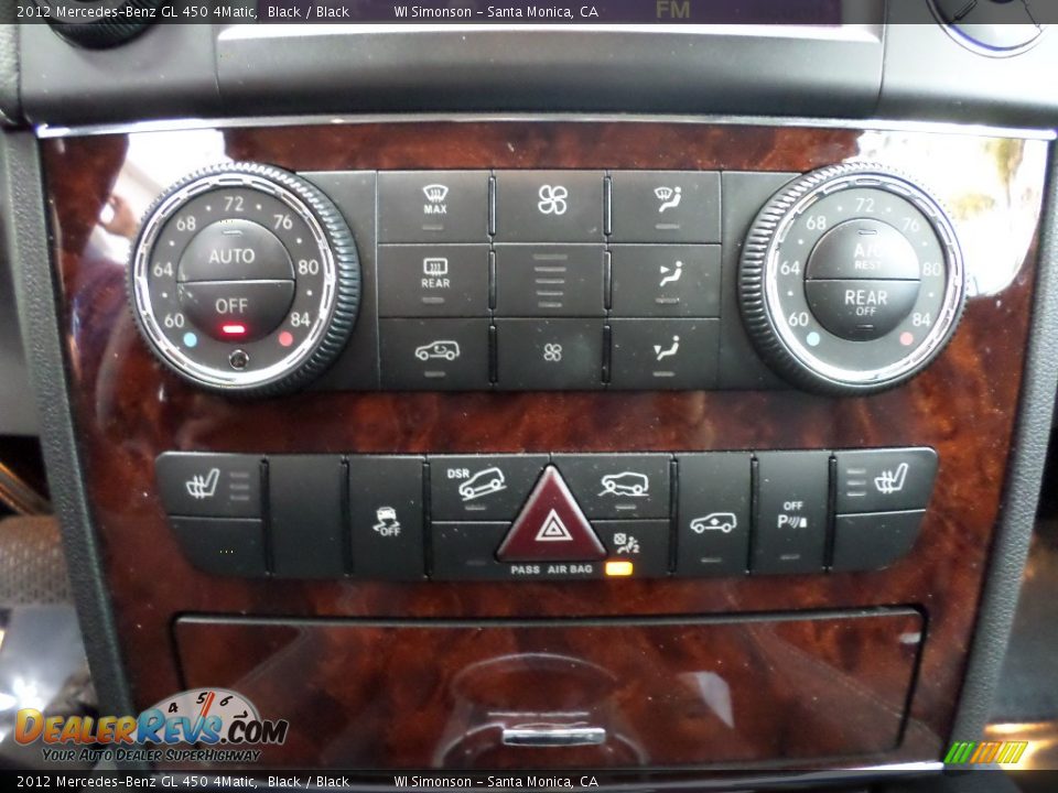 2012 Mercedes-Benz GL 450 4Matic Black / Black Photo #12