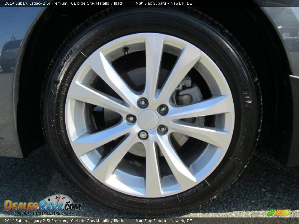 2014 Subaru Legacy 2.5i Premium Carbide Gray Metallic / Black Photo #21