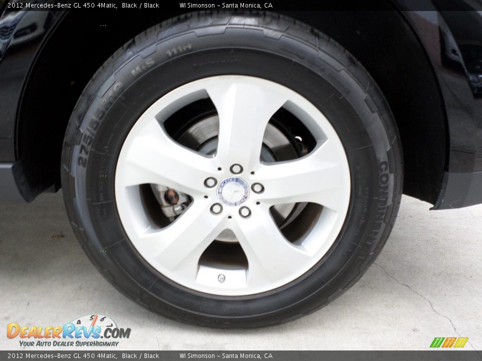 2012 Mercedes-Benz GL 450 4Matic Black / Black Photo #24
