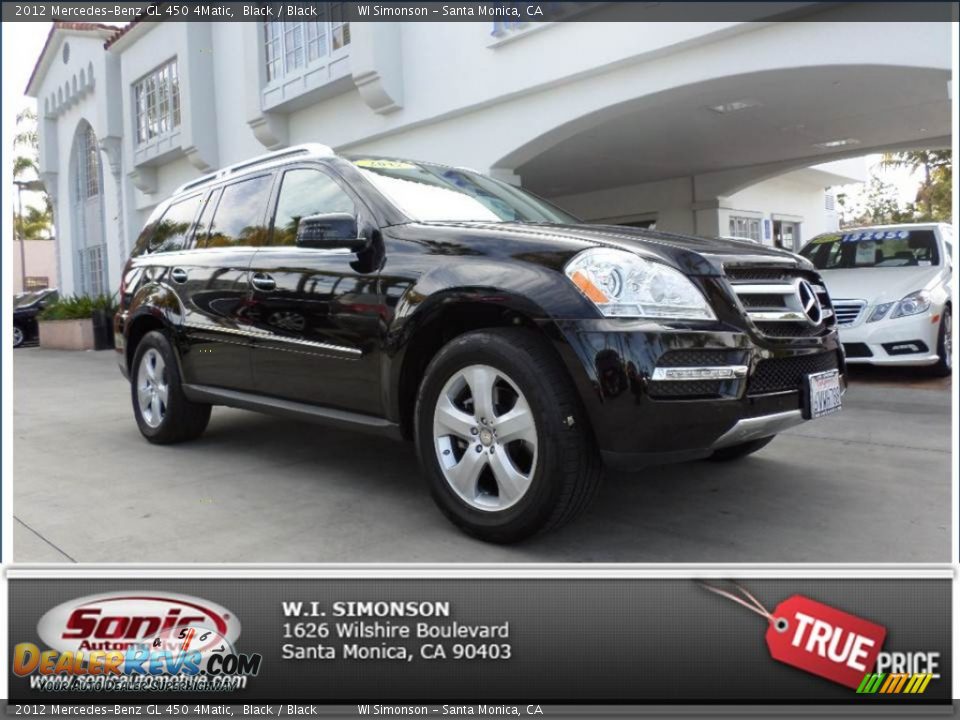 2012 Mercedes-Benz GL 450 4Matic Black / Black Photo #26