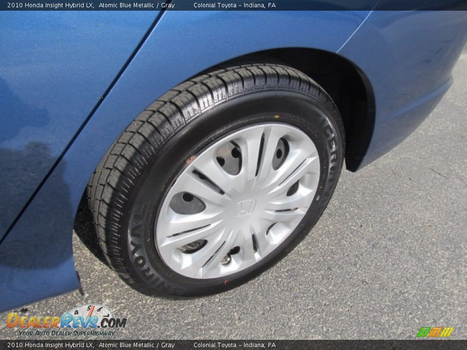 2010 Honda Insight Hybrid LX Atomic Blue Metallic / Gray Photo #3
