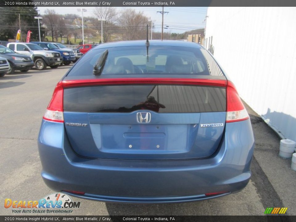 2010 Honda Insight Hybrid LX Atomic Blue Metallic / Gray Photo #5