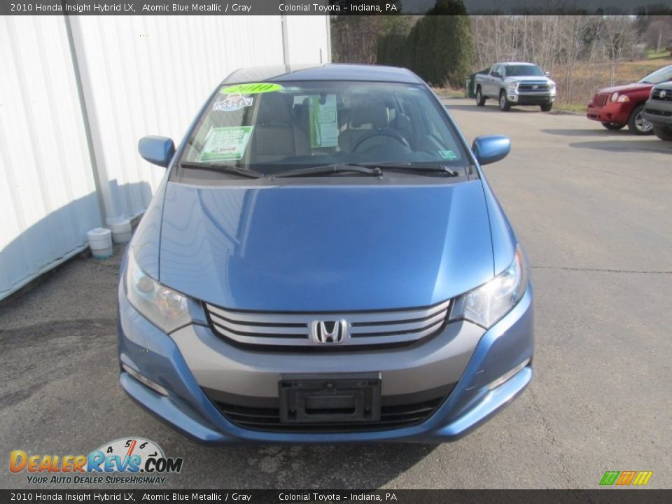 2010 Honda Insight Hybrid LX Atomic Blue Metallic / Gray Photo #9