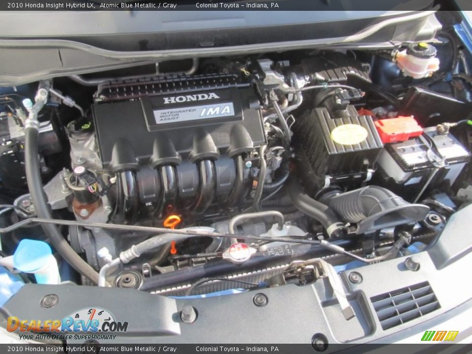 2010 Honda Insight Hybrid LX Atomic Blue Metallic / Gray Photo #11