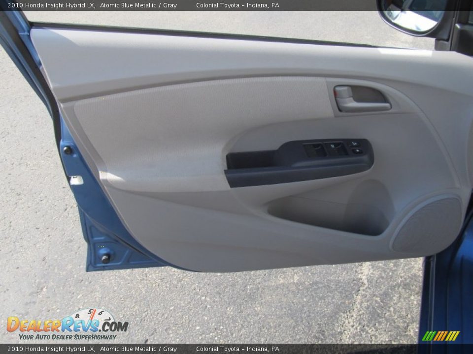 2010 Honda Insight Hybrid LX Atomic Blue Metallic / Gray Photo #12