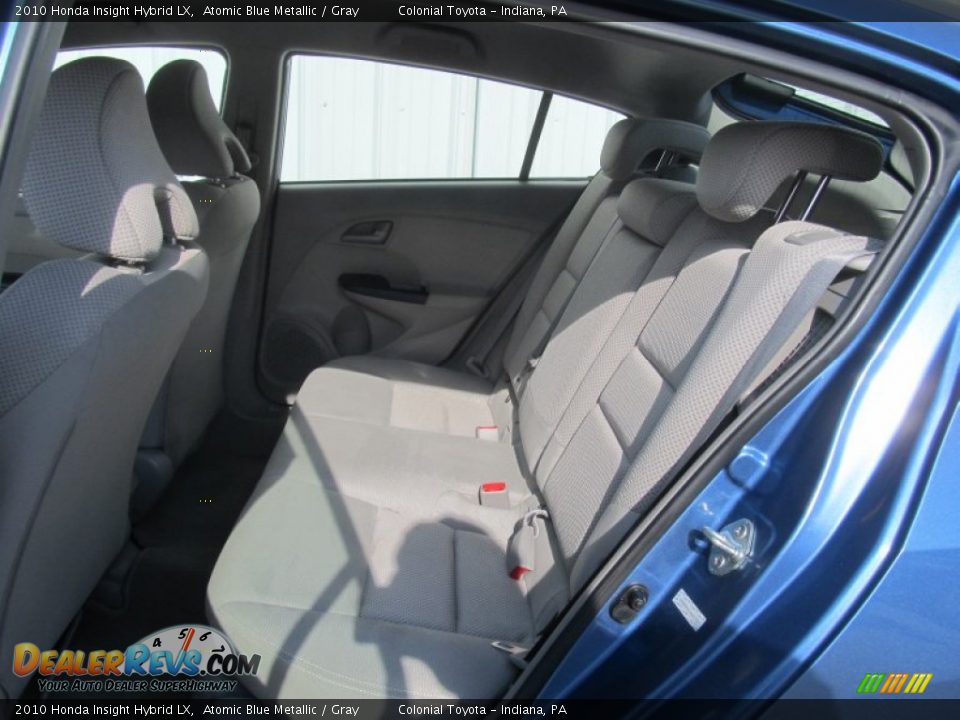 2010 Honda Insight Hybrid LX Atomic Blue Metallic / Gray Photo #14