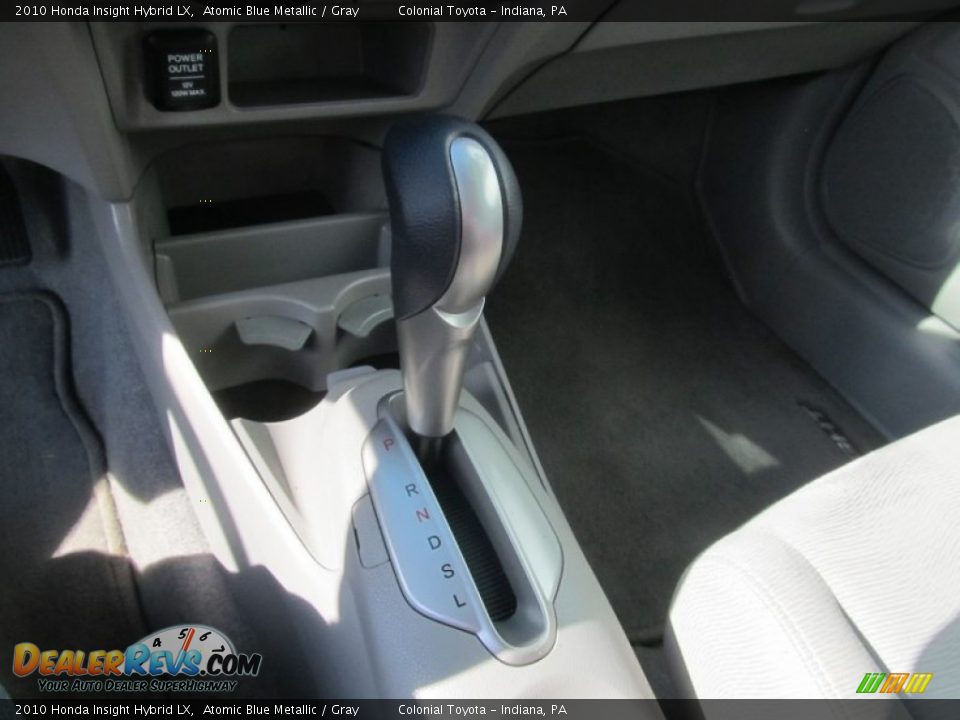 2010 Honda Insight Hybrid LX Atomic Blue Metallic / Gray Photo #16