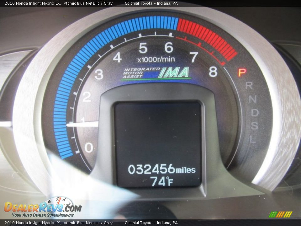 2010 Honda Insight Hybrid LX Atomic Blue Metallic / Gray Photo #20