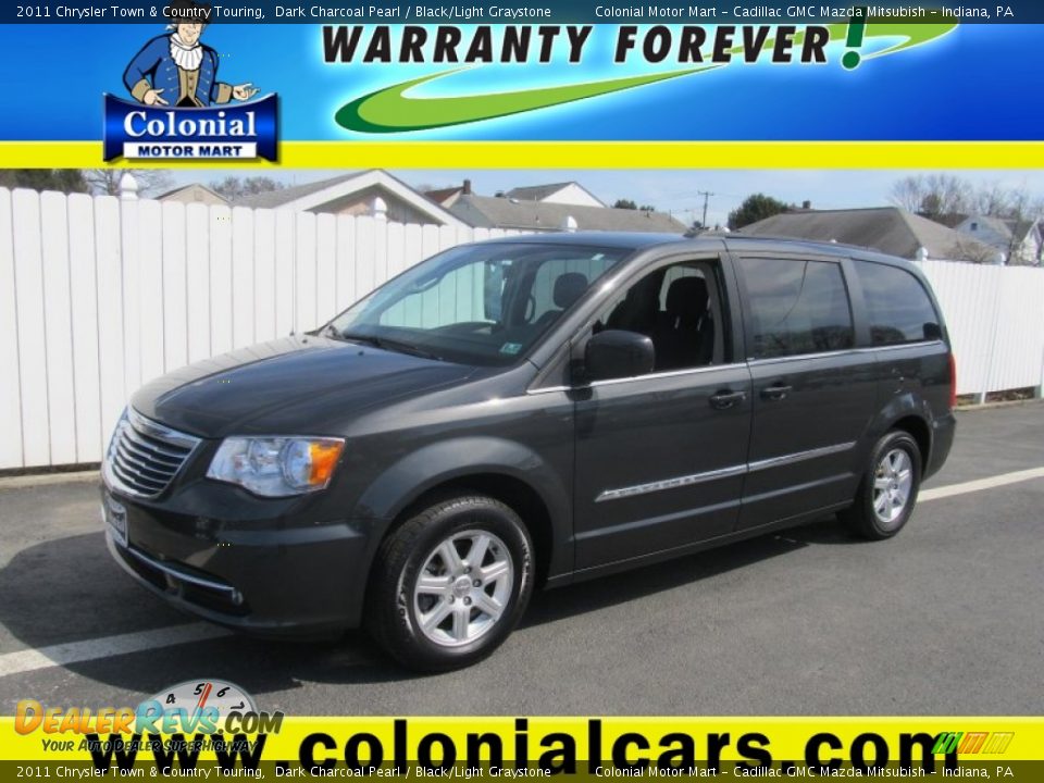 2011 Chrysler Town & Country Touring Dark Charcoal Pearl / Black/Light Graystone Photo #1
