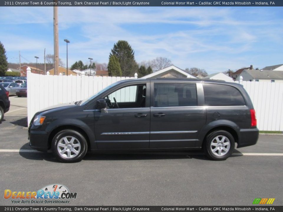 2011 Chrysler Town & Country Touring Dark Charcoal Pearl / Black/Light Graystone Photo #2