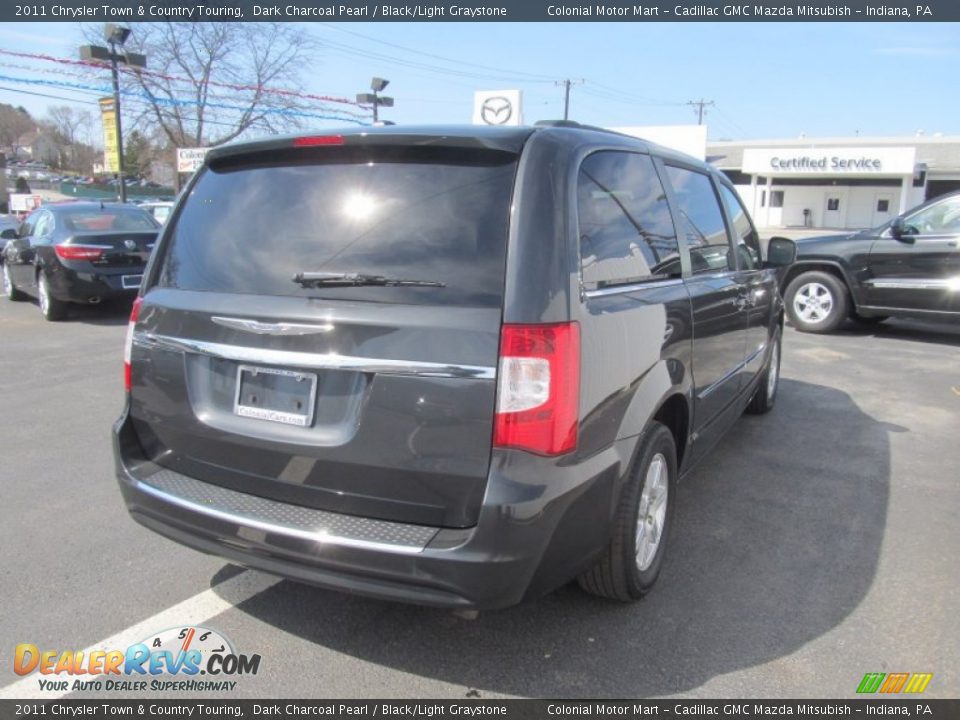 2011 Chrysler Town & Country Touring Dark Charcoal Pearl / Black/Light Graystone Photo #6