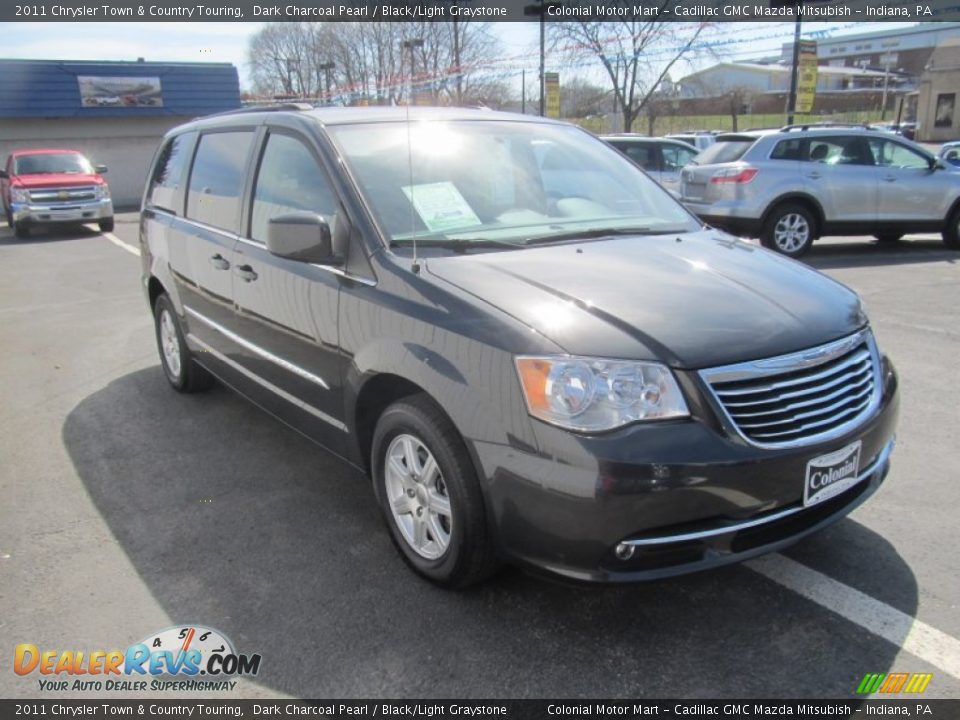 2011 Chrysler Town & Country Touring Dark Charcoal Pearl / Black/Light Graystone Photo #7