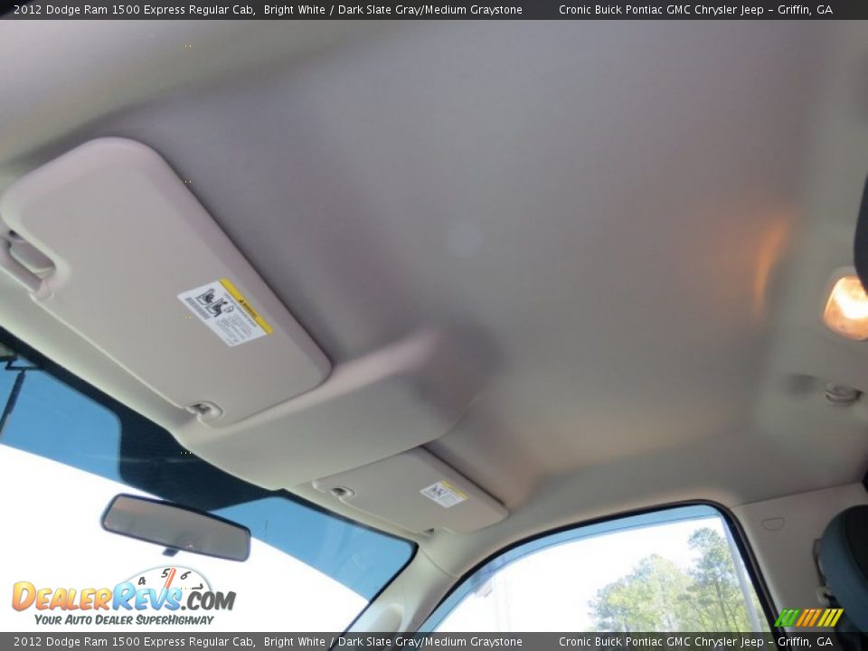 2012 Dodge Ram 1500 Express Regular Cab Bright White / Dark Slate Gray/Medium Graystone Photo #12