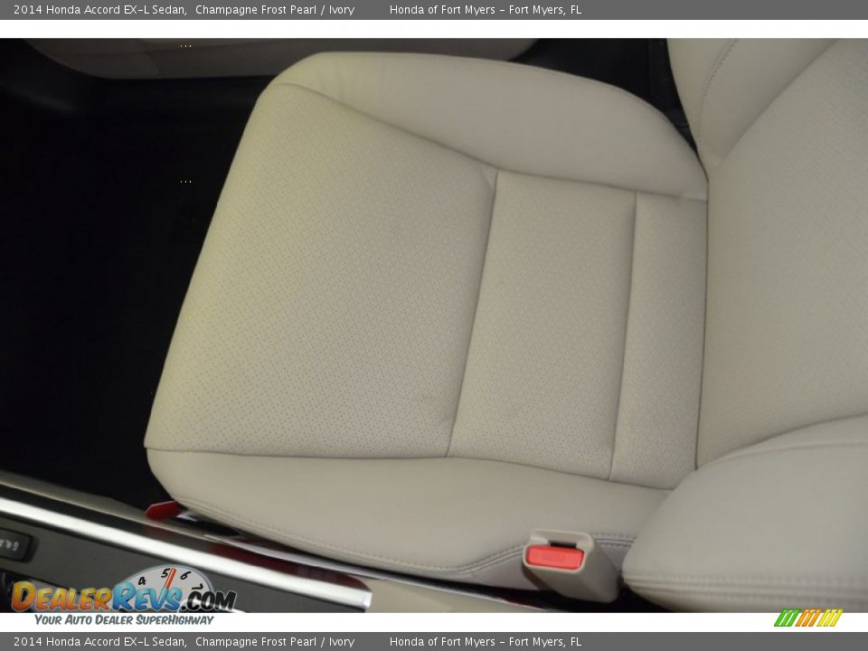 2014 Honda Accord EX-L Sedan Champagne Frost Pearl / Ivory Photo #15