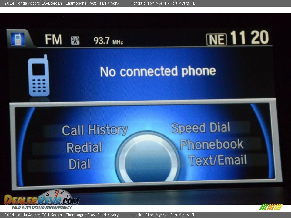 2014 Honda Accord EX-L Sedan Champagne Frost Pearl / Ivory Photo #19