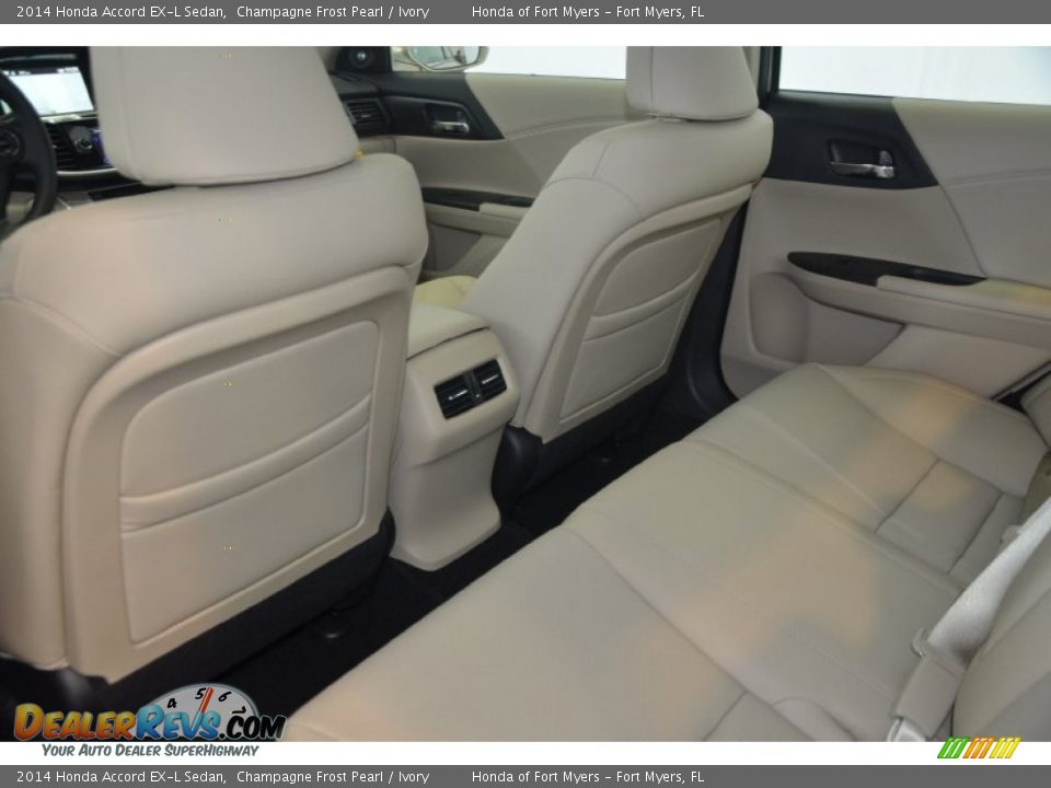 2014 Honda Accord EX-L Sedan Champagne Frost Pearl / Ivory Photo #29