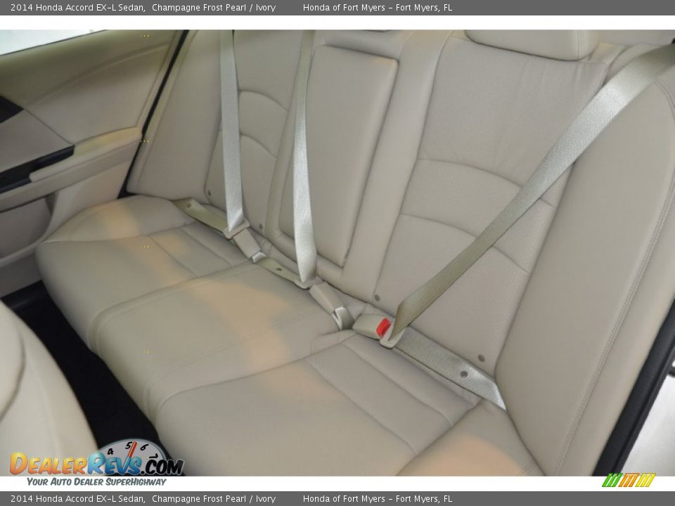 2014 Honda Accord EX-L Sedan Champagne Frost Pearl / Ivory Photo #30