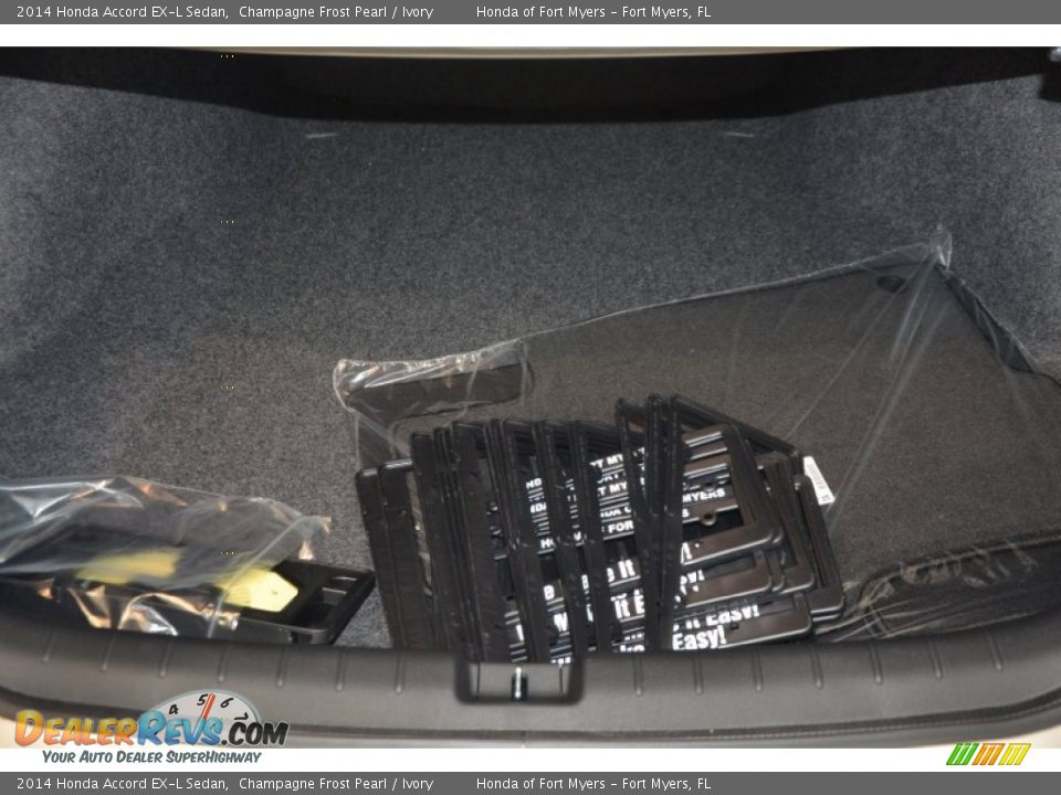 2014 Honda Accord EX-L Sedan Champagne Frost Pearl / Ivory Photo #31