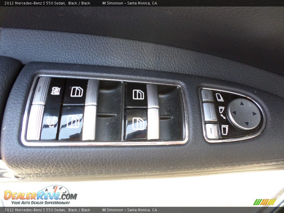 2012 Mercedes-Benz S 550 Sedan Black / Black Photo #8