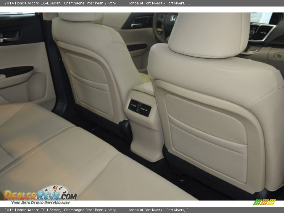 2014 Honda Accord EX-L Sedan Champagne Frost Pearl / Ivory Photo #32