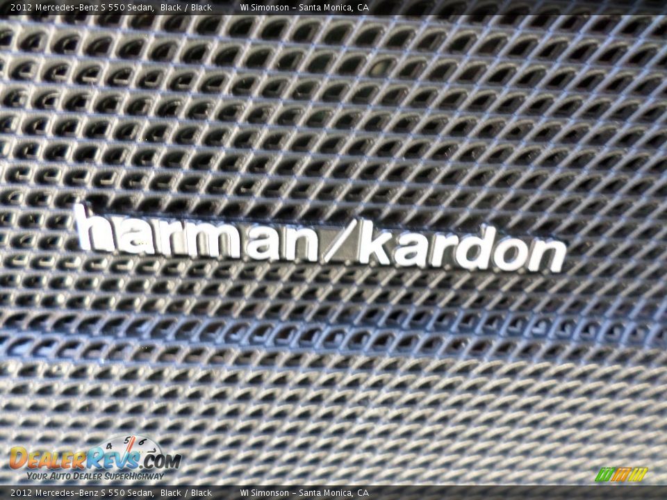 2012 Mercedes-Benz S 550 Sedan Black / Black Photo #9