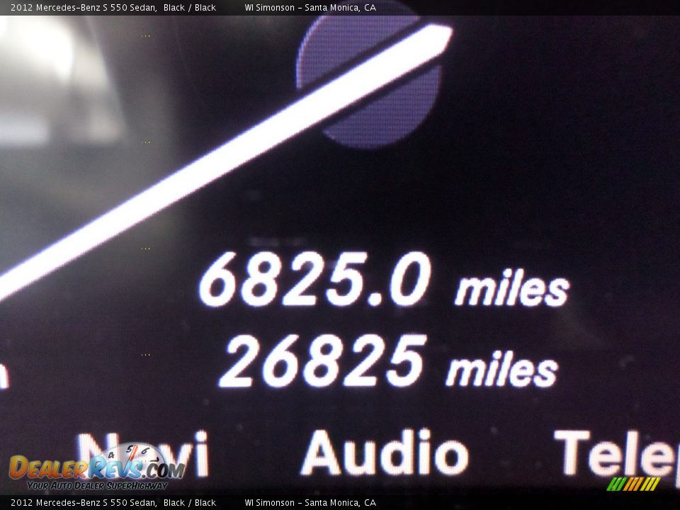2012 Mercedes-Benz S 550 Sedan Black / Black Photo #10