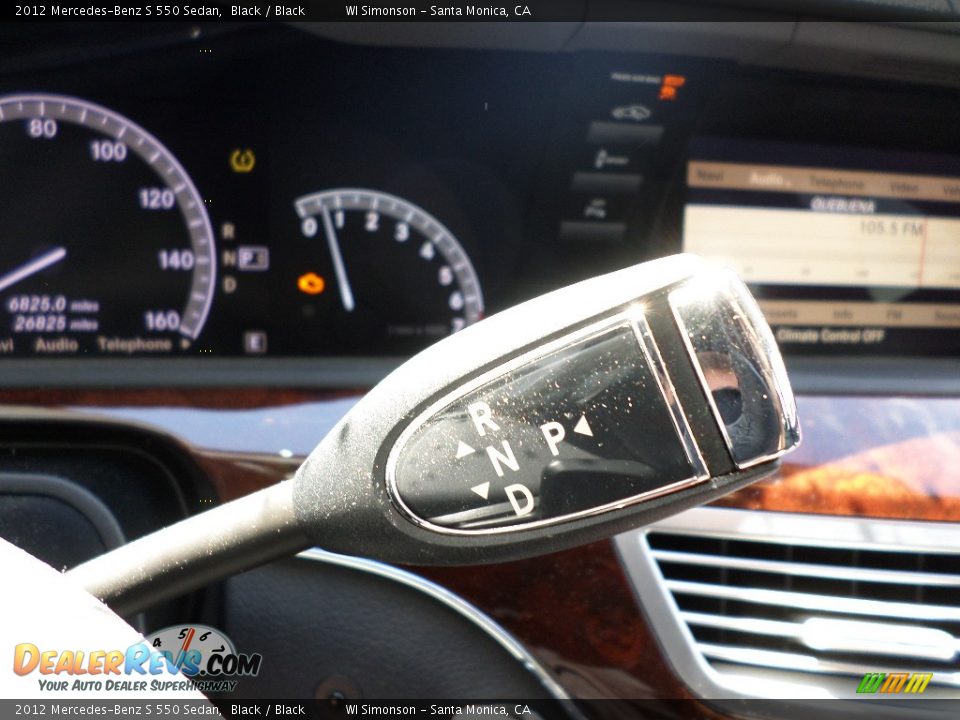 2012 Mercedes-Benz S 550 Sedan Black / Black Photo #11
