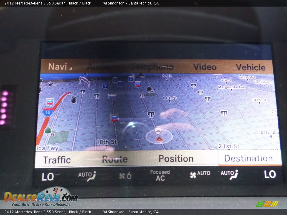 2012 Mercedes-Benz S 550 Sedan Black / Black Photo #16