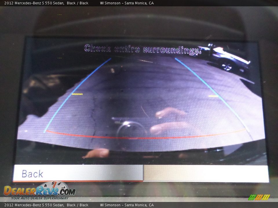 2012 Mercedes-Benz S 550 Sedan Black / Black Photo #17