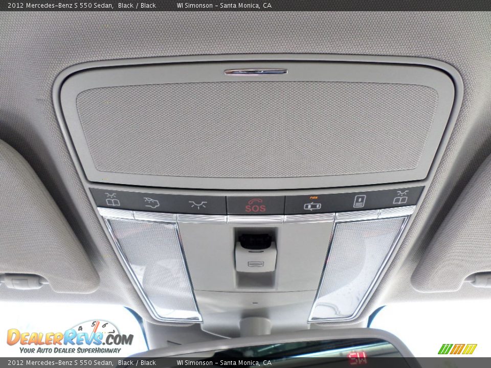 2012 Mercedes-Benz S 550 Sedan Black / Black Photo #18