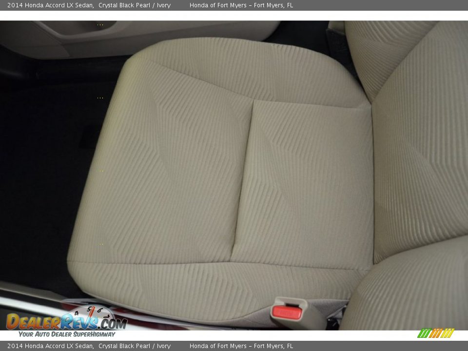 2014 Honda Accord LX Sedan Crystal Black Pearl / Ivory Photo #14