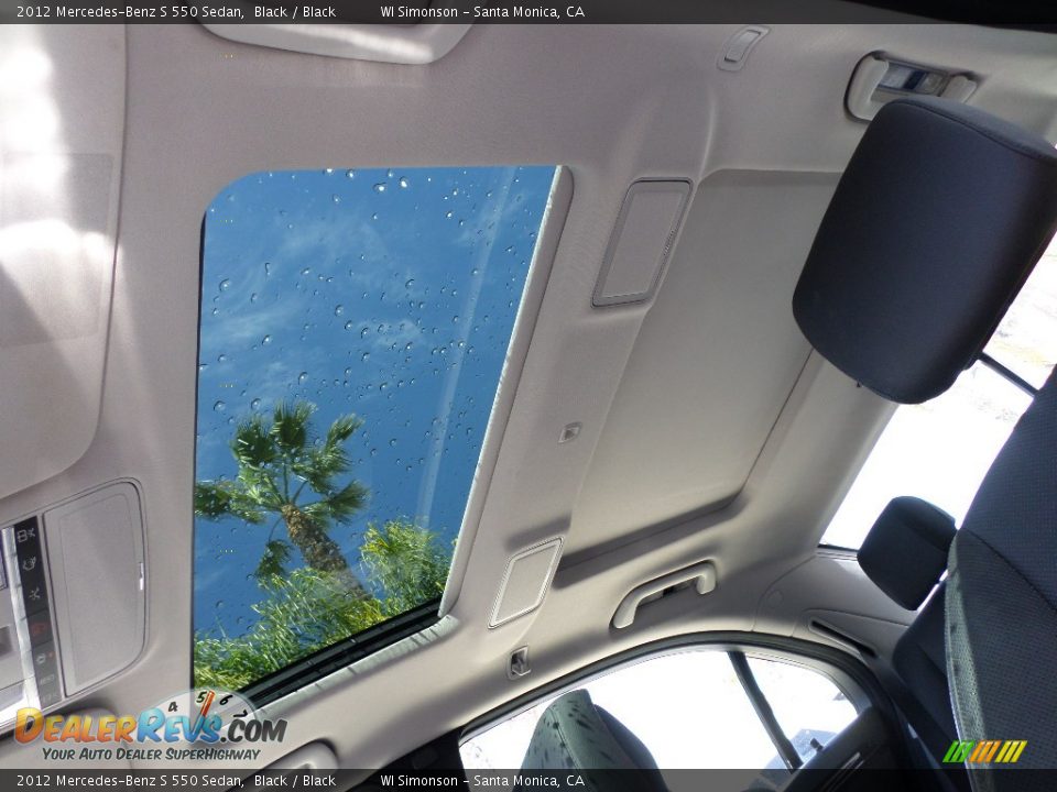2012 Mercedes-Benz S 550 Sedan Black / Black Photo #22