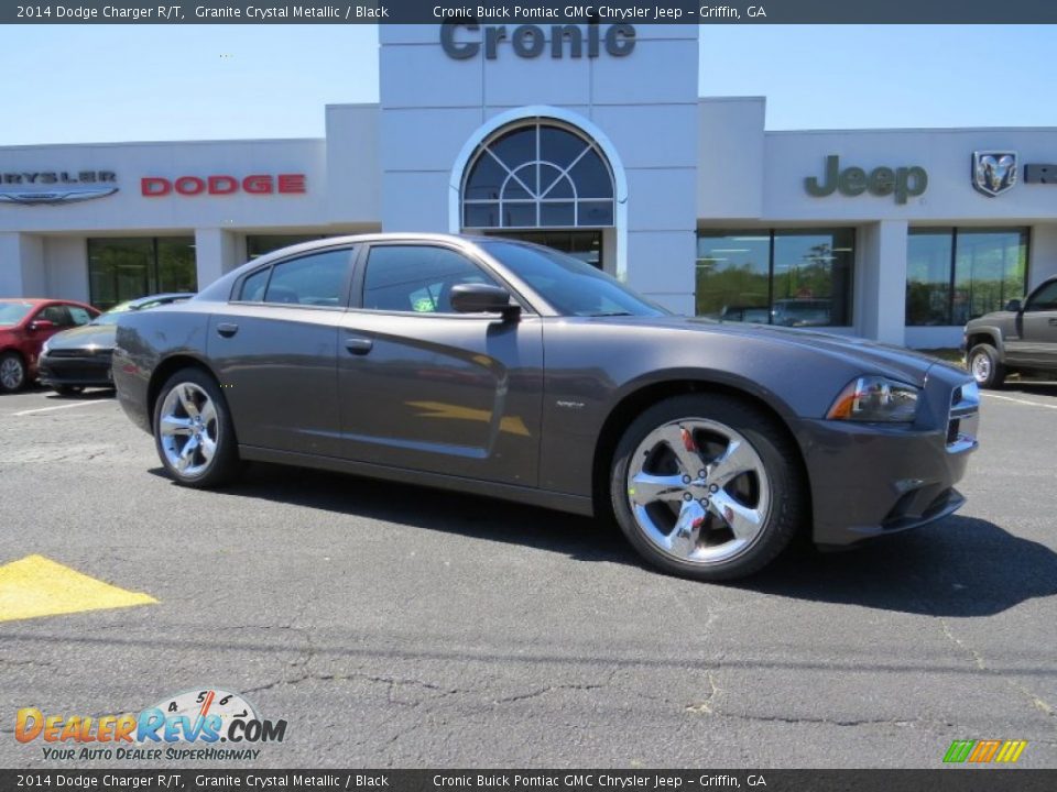 2014 Dodge Charger R/T Granite Crystal Metallic / Black Photo #1