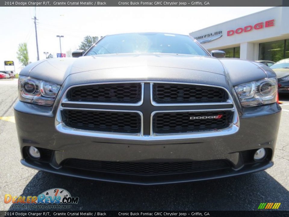 2014 Dodge Charger R/T Granite Crystal Metallic / Black Photo #2