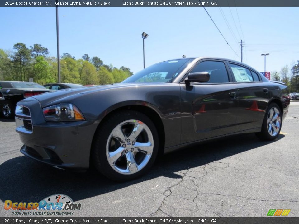 2014 Dodge Charger R/T Granite Crystal Metallic / Black Photo #3