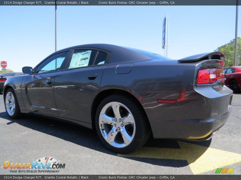 2014 Dodge Charger R/T Granite Crystal Metallic / Black Photo #5