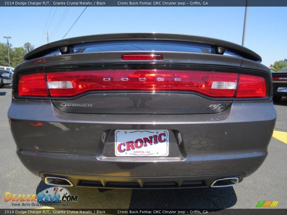 2014 Dodge Charger R/T Granite Crystal Metallic / Black Photo #6