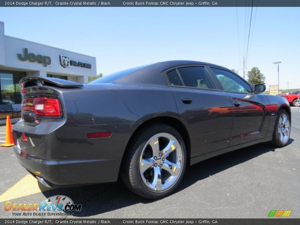 2014 Dodge Charger R/T Granite Crystal Metallic / Black Photo #7